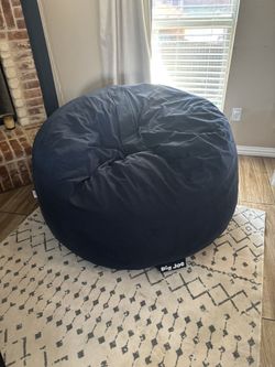Big Joe Fuf Foam-Filled Bean Bag Chair - Navy Blue