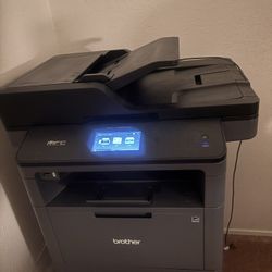 Brother MFC-L5850DW Business Laser Printer Bundle Dual Tray • 2 NEW Genuine Toners • Extra Paper