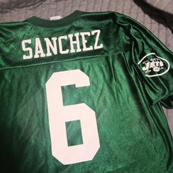 Jets #6 Sanchez Jersey
