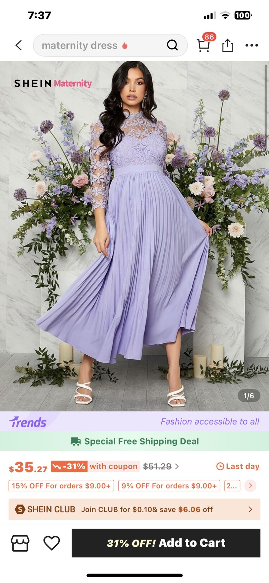 Maternity Dress L / 8-10