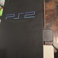 Ps2 W/ Controller 2 Memory Cards And 2 Games