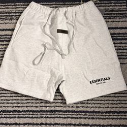 Essentials Light Oat Meal Shorts 