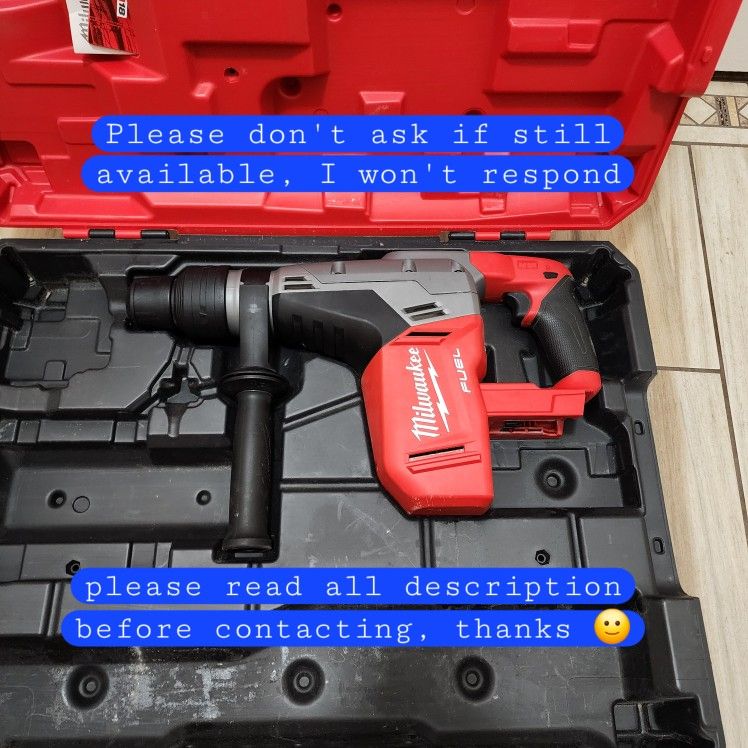 Milwaukee M18 Fuel SDS Max 1-9/16" Rotary Hammer (Tool Only)