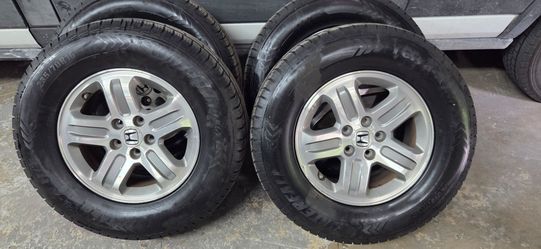 235 70 16 HONDA PILOT RIMS AND TIRES