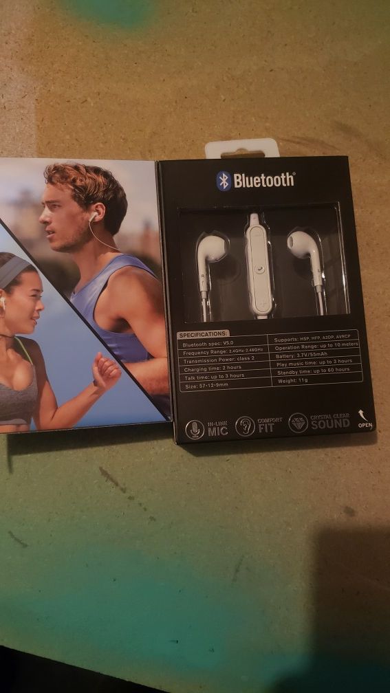 Unopened wireless earbuds