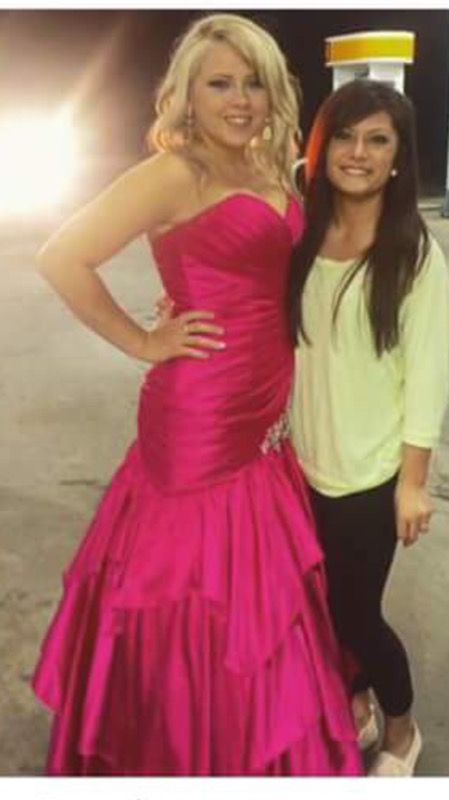 Prom dress - Hot pink. Worn once for Prom.