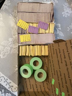 Price Tags Register Paper And More