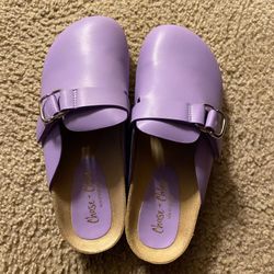 Women Purple Mules