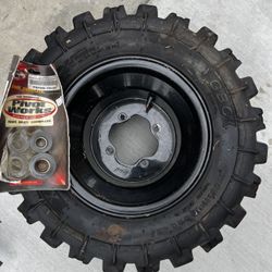 Yamaha YFZ450 Rim And New Tire 