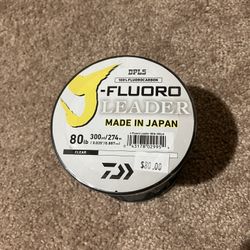 j-Fluoro Leader 80lbs 300yds