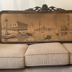 Antique Canvas Of Venus Italy 