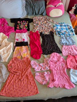 Size 6-7 Girls Clothing Bundle Mixed Lot