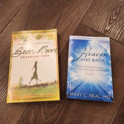2 Christian Book - Beth Moore, Mary Neal, good condition 