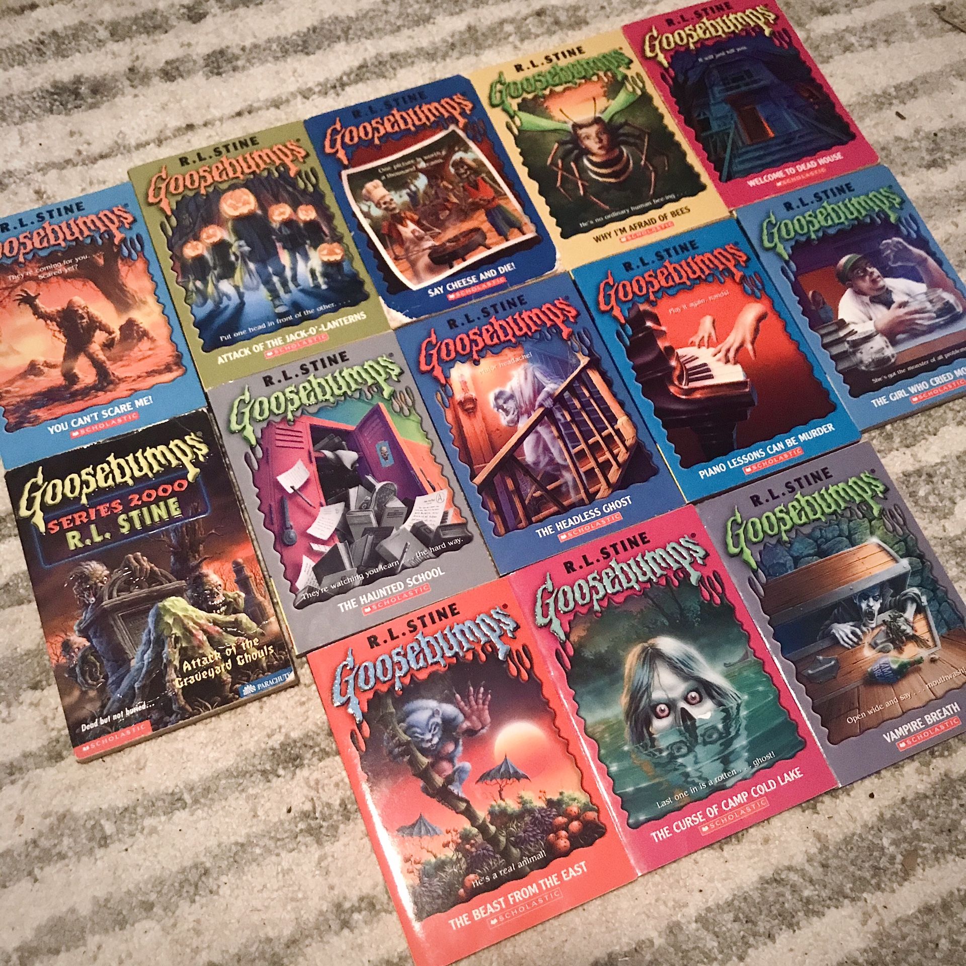 Goosebumps book collection