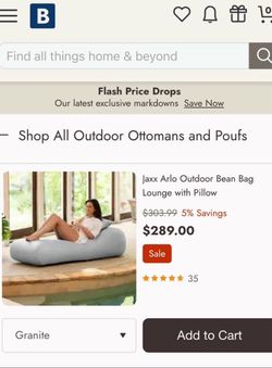 Outdoor bean bag chairs - retail $300+ each