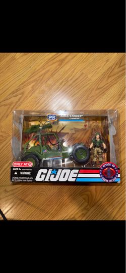 GI Joe 25th Anniversary A.W.E. Striker w/ Crankcase Target Exclusive NIB 2008