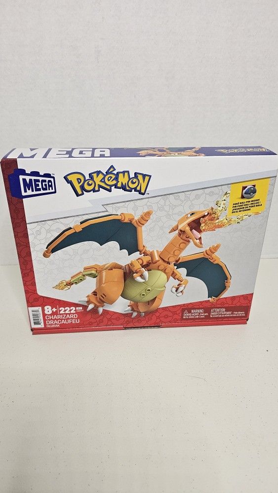 Mega Pokemon Charizard Building Set