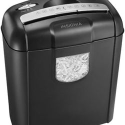 Insignia 6-Sheet Crosscut Shredder (NS-PS06CC) Black
