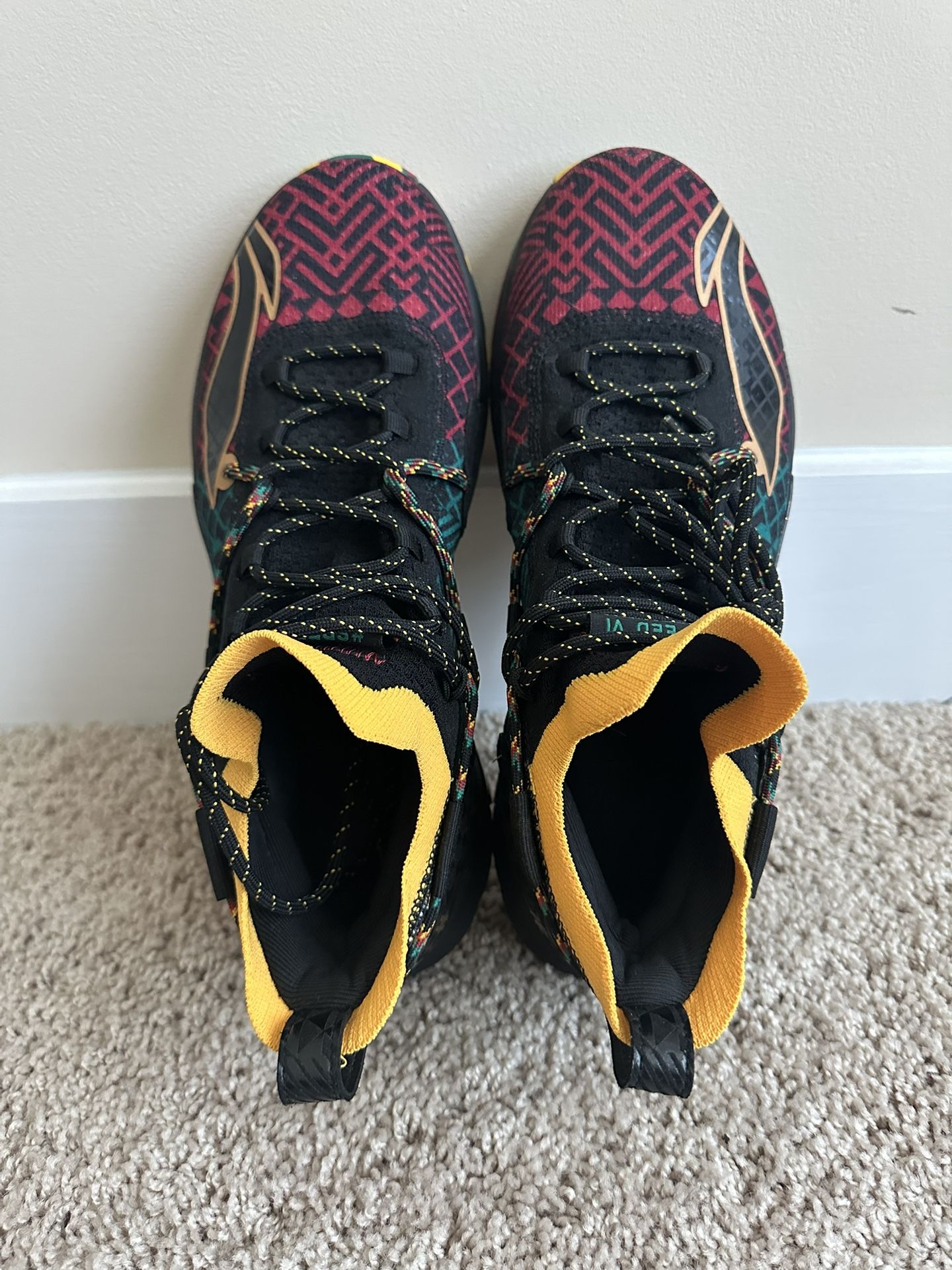 Li-Ning Speed VI 6 Premium Basketball Shoes Black History Month Edition