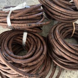 8mm Portuguese Cork Saddle Brown 40 Meters 
