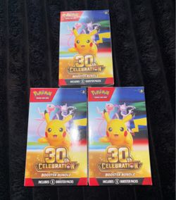 3x 30th Celebration Booster Bundle