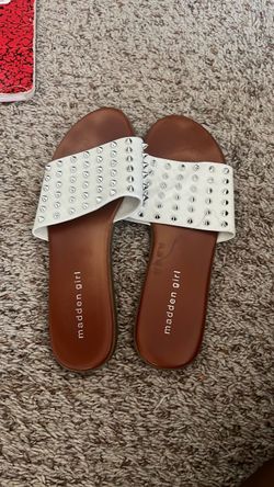 Madden Girl Studded Slide Sandals