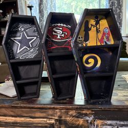 Coffin Shelves/Coffin Decor