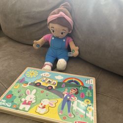 Ms Rachel Doll And Puzzle 