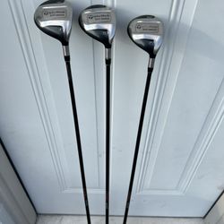 Taylormade 300 Series Wood Set 3-15° 5-17° 7-20° Lite stiff Flex Graphite S-90 