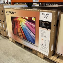 LG 75” UT8000 4K HDR SMART TV