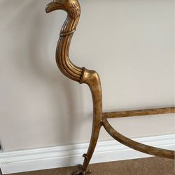 A truly striking console table with sculptural presence and timeless European inspiration.