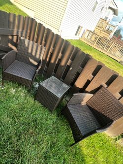 Outdoor Wicker Patio Set