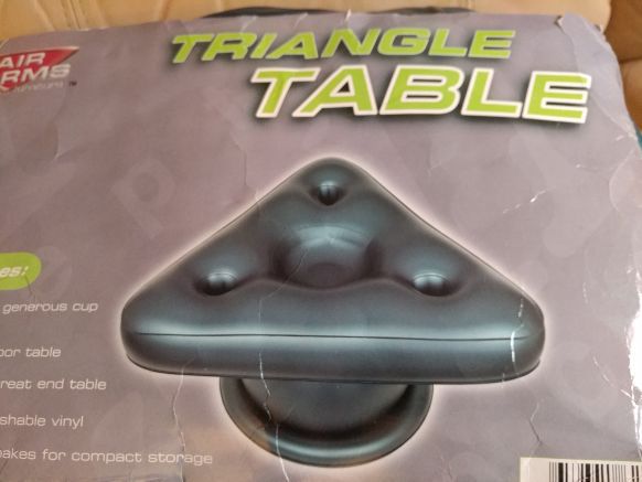 Inflatable Triangular Table-Green