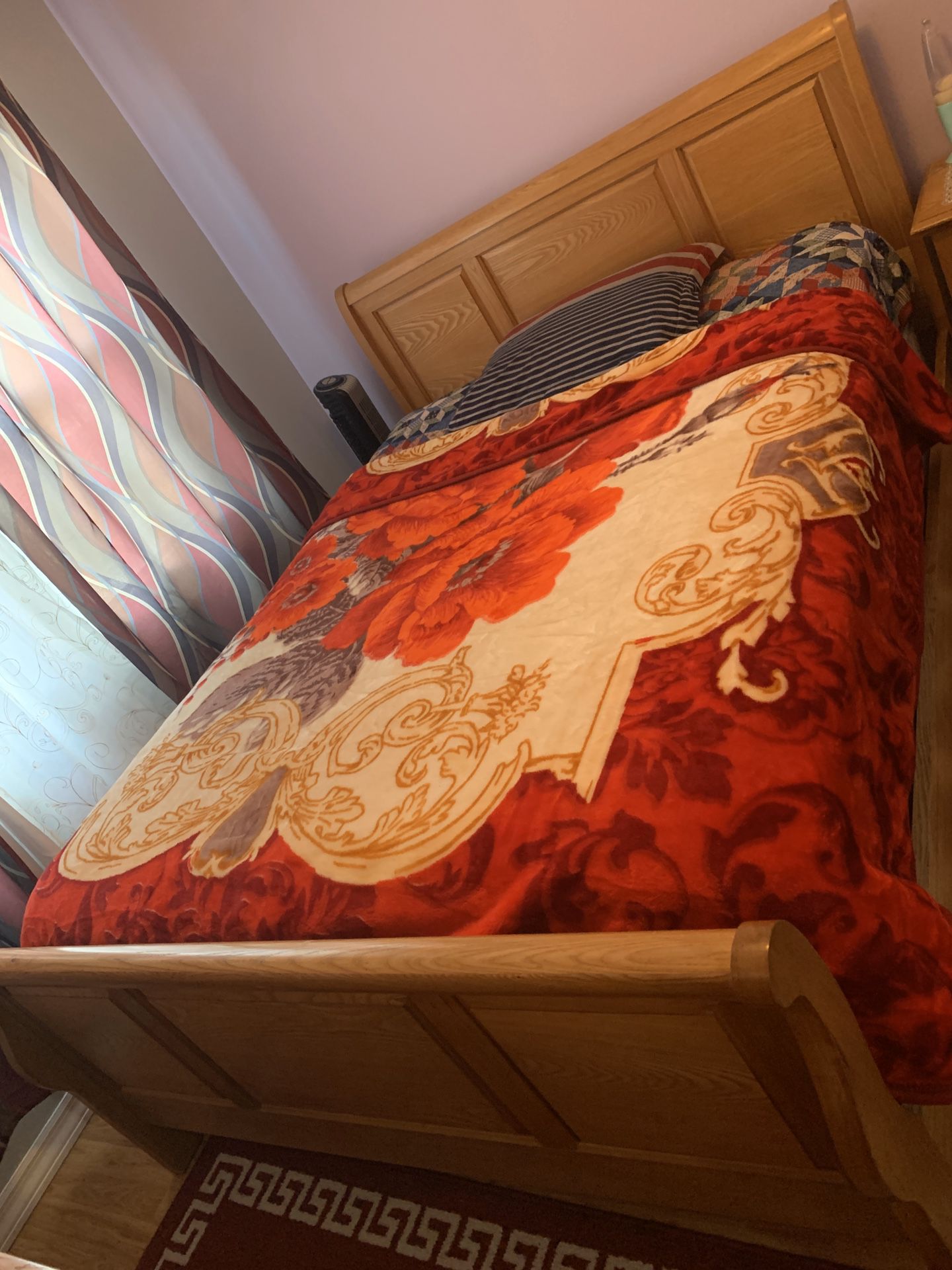 Full bedroom set with mattress