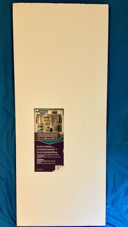 BRAND NEW PIECE OF  3/4 Inch x 2 FT x 4 FT White Melamine Particle Board Handy Panel.