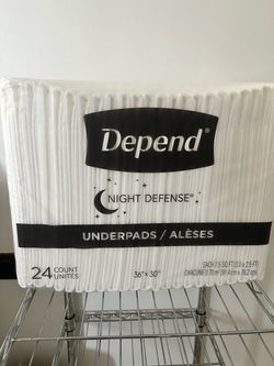 Depend Night Defense Underpads 24 Count