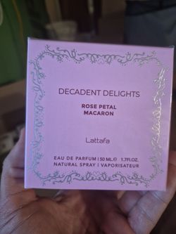 Lattafa Decadent Delights Rose Petal Macaron EDP