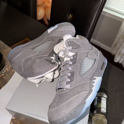 Retro Air Jordan 5 Wolf Grey Size 10.5
