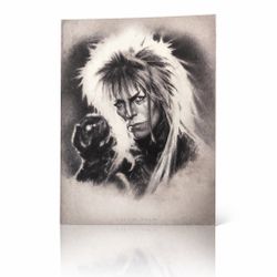 Llewellyn 5x7 Fantasy Art Print Vintage Portrait David Bowie Labyrinth Style