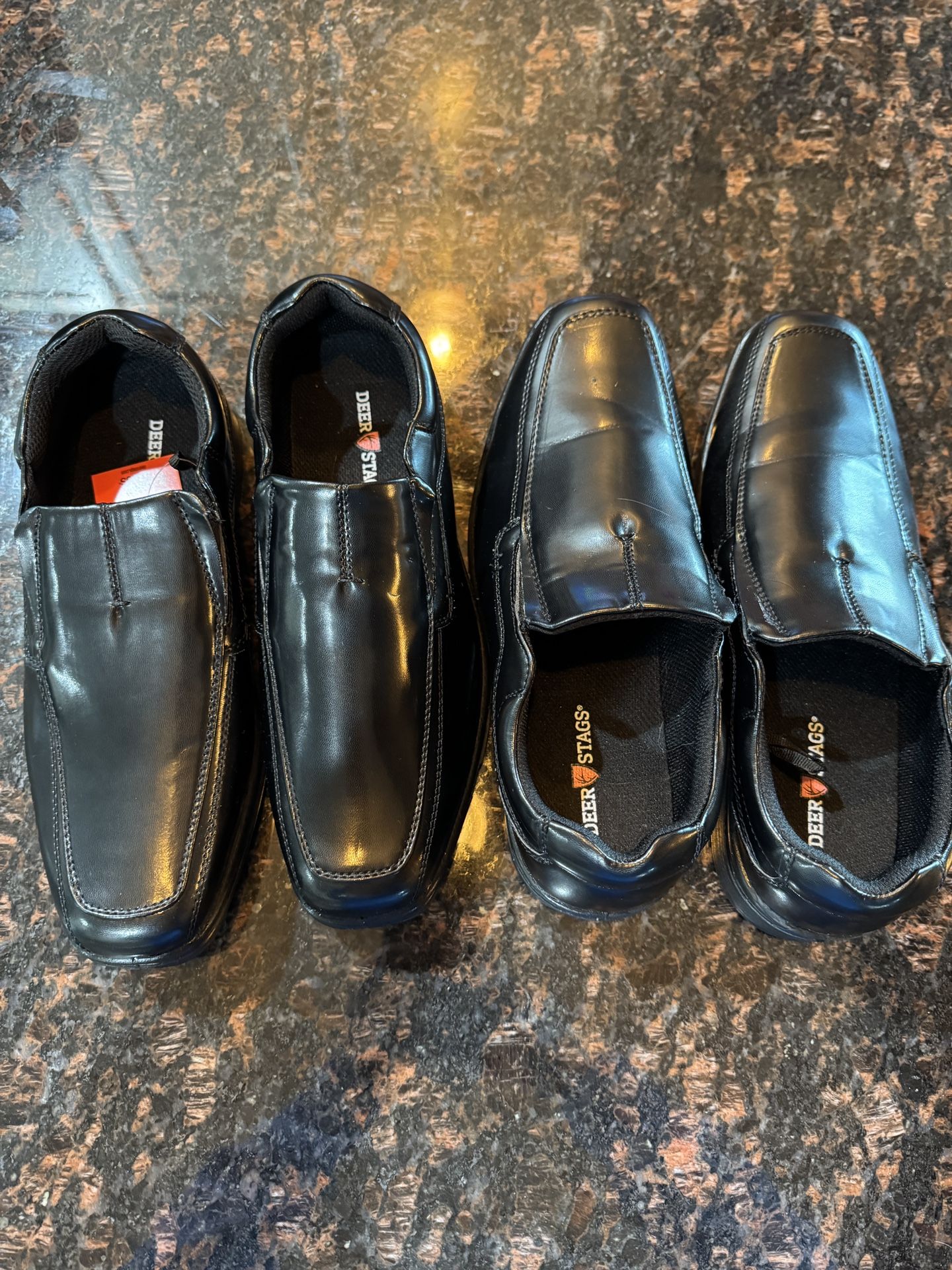 Boys Black Dress Shoes