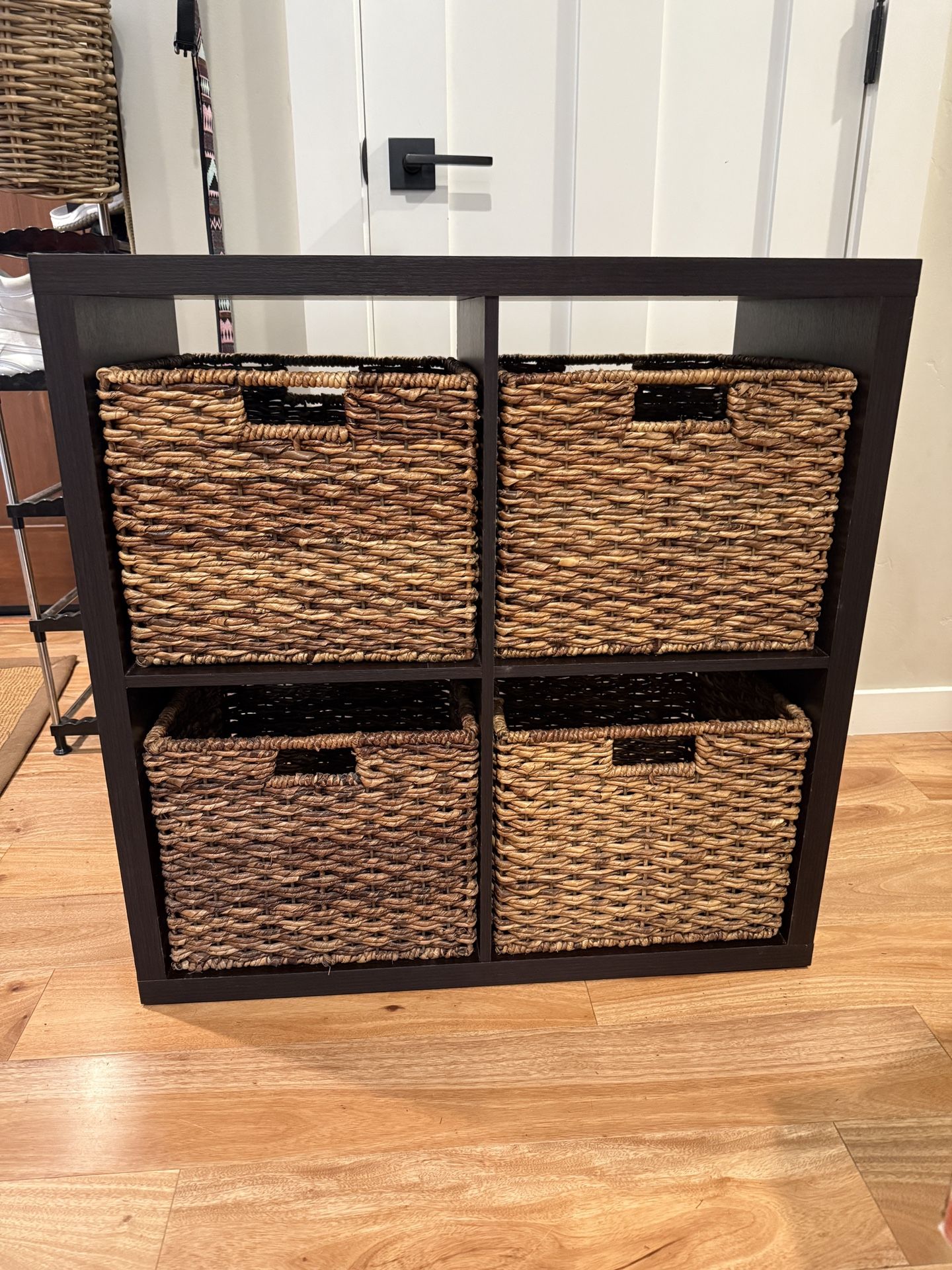 Brightroom 4 Cube Organizer W/ Storage Baskets