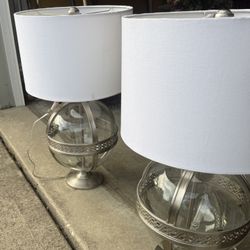 FRONTGATE- Matching Bellingham Table Lamps and Pendant (Hanging Light Fixture)