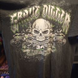 Vintage Grave Digger Monster Trucks T-shirt XL