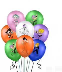 Dragon Ball Z 16pcs Mixed Latex Balloons.