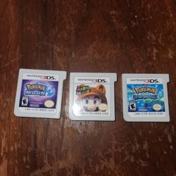 Pokemon And Mario 3ds Games