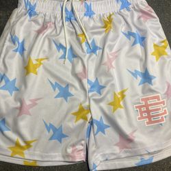 Eric Emanuel EE shorts X Bape