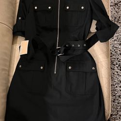 Michael Kors Jumpsuit Black With Belt  Medium