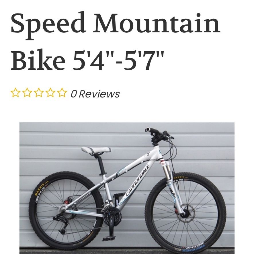 F7 Women’s Cannnondale Mountain Bike 