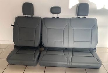 2015 To 2024 Ford F150 F250 F350 Leather Rear Seat 40/60 Bench