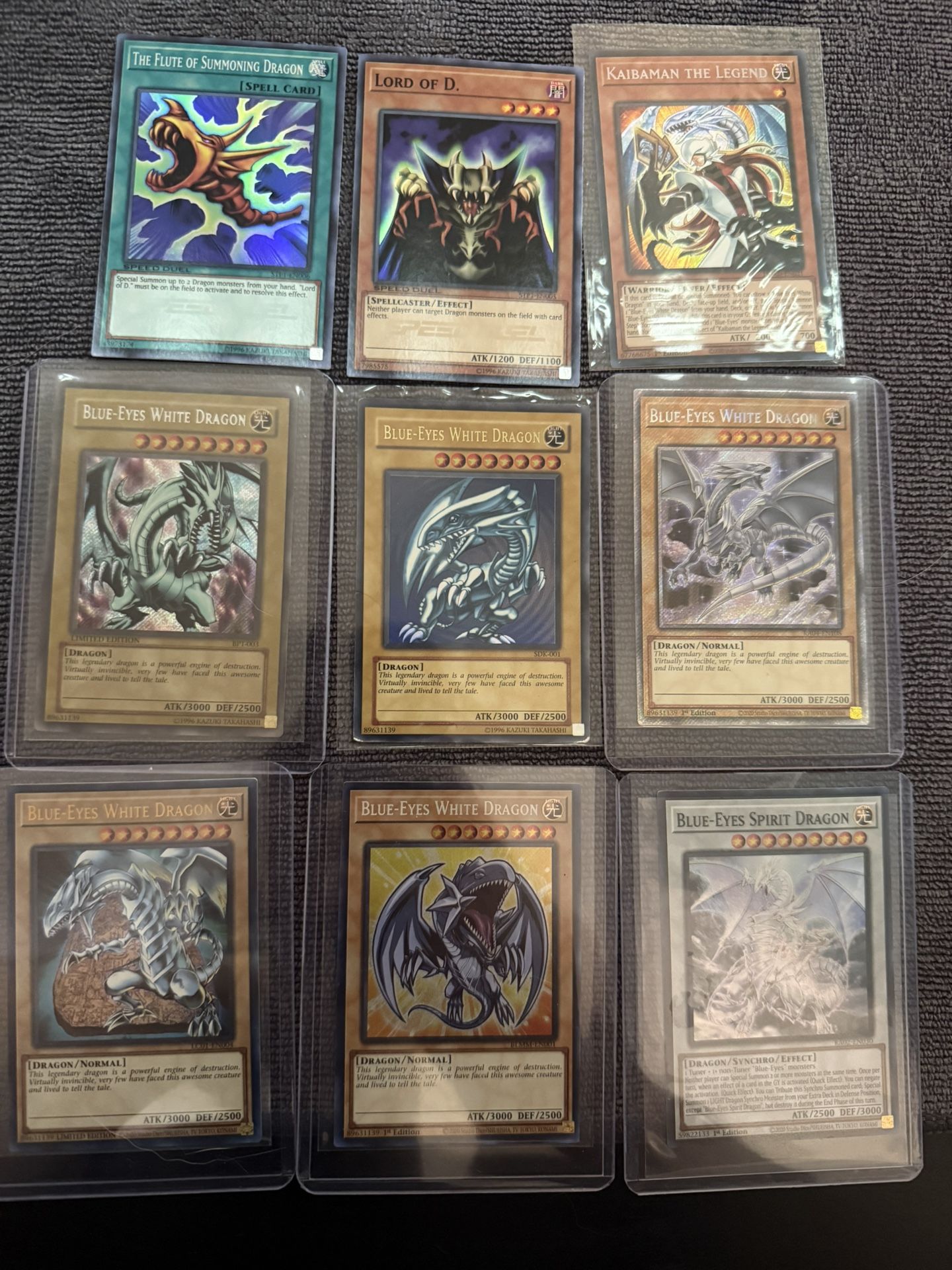 Blue Eyes White Dragon SDK Cards You-Gi-Oh! TCG